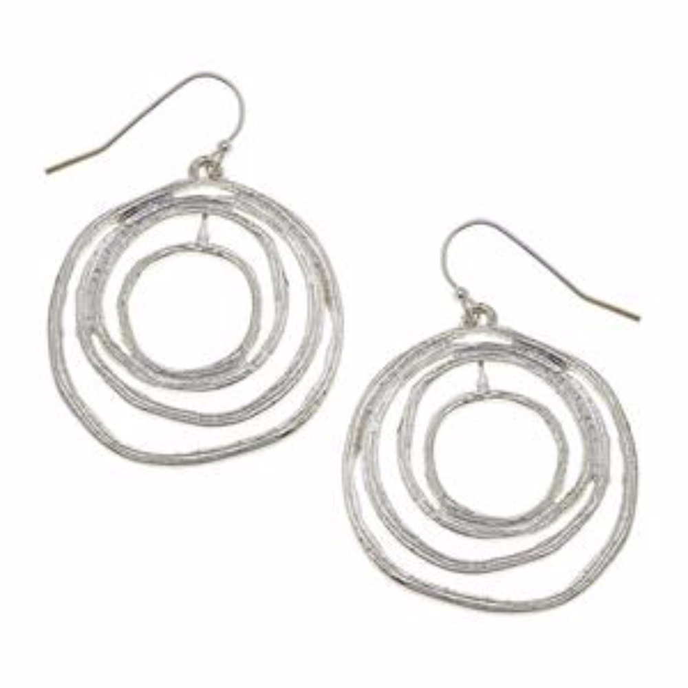 Susan Shaw SWIRL CUT OUT EARRINGS